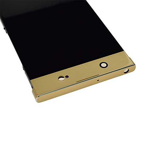 Image of Pre Install LCD Display Touch Screen Assembly with Frame Replacement for Sony Xperia XA1 Ultra G3221 G3212 G3223 G3226 Golden