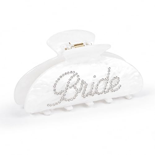 Bride Hair Claw Clip – Bride to Be Gifts for Bachelorette Party, Engagement & Bridal Shower Gifts,...