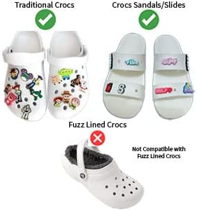 Miniatura 4 de Sujetadores de dijes para zapatos compatibles con Jibbitz y Crocs evita que los dijes para zapatos se caigan