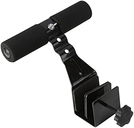 Pull up Bar, Exercise Equipment Sit up Assistant Device Slimming Lose Weight Fitness Equipment Sit up Bar Barbell Doorway Gym(Black)