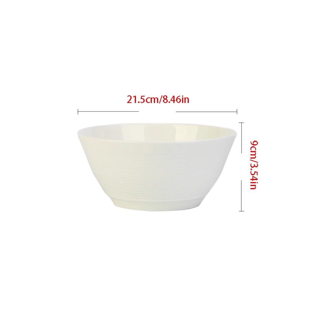 Cuencos de cerámica para sopa, cuencos para El hogar, vajilla, cuencos de cerámica para sopa, cuencos para fideos, cuencos roscados, cuencos para cocina (A)