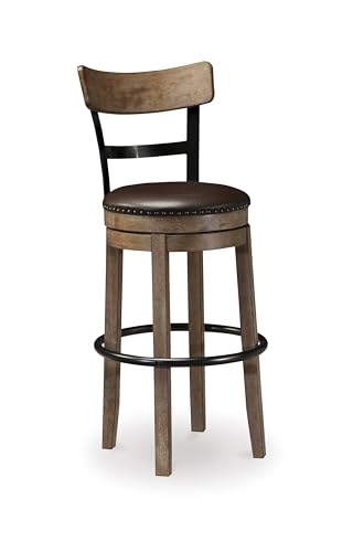 Signature Design by Ashley Pinnadel Barstool, Bar, Light Brown