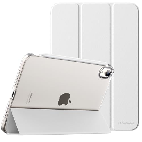 Coque iPad Mini 6e génération blanche mince MoKo 2021