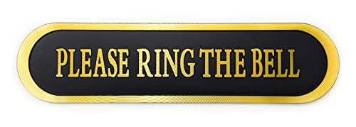 Aluminium Doorbell Sign - Please Ring the Bell