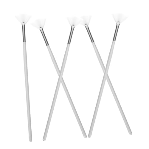 TOVINANNA 5piezas Cepillo Para Mascarilla Facial Herramientas De Maquillaje Facial Suaves Pincel Profesional Para Difuminar Mascarillas Barro Color