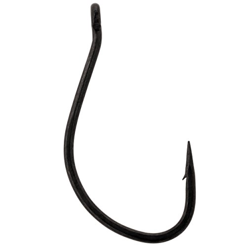 Gamakatsu G-Finesse Drop Shot TGW Smooth Coat Nano Hook, Size 1/0, Black