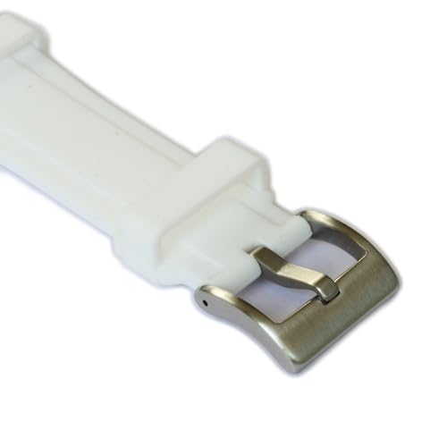 Image of WAMD Curved End Silicone Rubber Watch Straps - 18mm, 19mm, 20mm, 21mm, and 22mm Watch Straps for Watches.