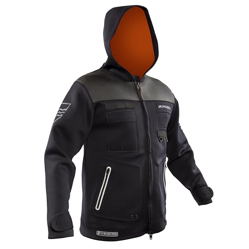 Jet Pilot - 2MM Tour Coat -2mm Flex Lite Neoprene - Insulated Neoprene Hood - Sailing Jacket, Fishing Jacket - Wetsuit Tops4