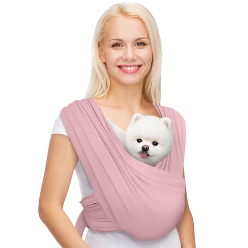 AnccoPlus Dog Carriers for Small Dogs, Front Facing Dog Sling Carrier, Hands Free Cat Carrier, Size...