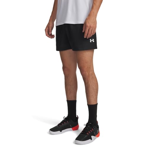 Under Armour Mens Tech Woven 5-inch Shorts (001) Black / / White Medium