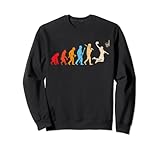 Lustige Basketball-Fans im Retro-Stil, Evolution Sweatshirt