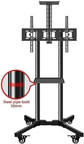 Soporte móvil ajustable para TV con ruedas giratorias miniatura 3