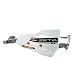 DRC - ZETA XC Protector Handguard with flasher White ZE72-3510