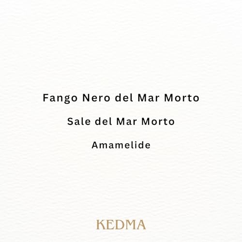 Kedma - Sapone Al Fango Nero Del Mar Morto - Pulizia Profonda E Purificante - Per Pelli Con Problemi - 125G - 7