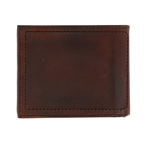 Dickies Men's Bifold Chain Wallet - High Security With Id Window And Credit Card Pockets, Casual Brown, One Size #TOP1