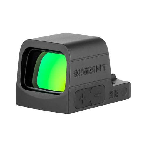 Image of OSIGHT SE Enclosed Micro Reflex Sight - 2 MOA Dot & 32 MOA Circle Dual Reticle, RMSc /K Footprint Compatible, Compact Enclosed Red Dot Sight for Concealed Carry