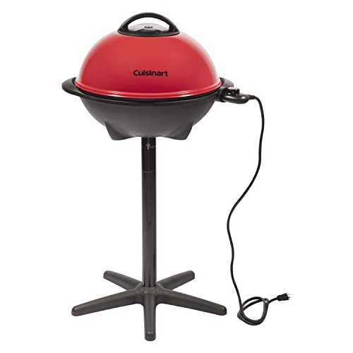 Comparison: Best Electric Grill For Steak 8 Cuisinart Indoor/Outdoor Electric Grill, 2-in-1 Portable BBQ with Nonstick Cooking Surface, Electric Grill Outdoor with Adjustable Heat, Stand/Tabletop Options for Cookouts, Barbecues, Small Spaces