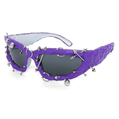 Image of Wrap Around Y2K Sunglasses Men And Women Cool Sunglasses Personalized Street Party sunglasses N45