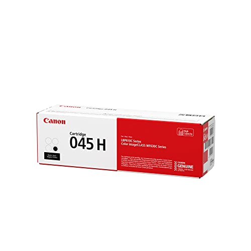 Canon Genuine Toner, Cartridge 045 Black, High Capacity (1246C001), 1 Pack, For Canon Color Imageclass Mf634Cdw, Mf632Cdw, Lbp612Cdw Laser Printer,High Yield Black #TOP1