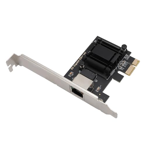 Tarjeta de Red PCIe 5 Gbps, Adaptador de Red PCIe a RJ45, Tarjeta NIC PCIe de Alta Velocidad para Windows 10 y 11, Linux, Interfaz PCIe x1 3.1 miniatura 1