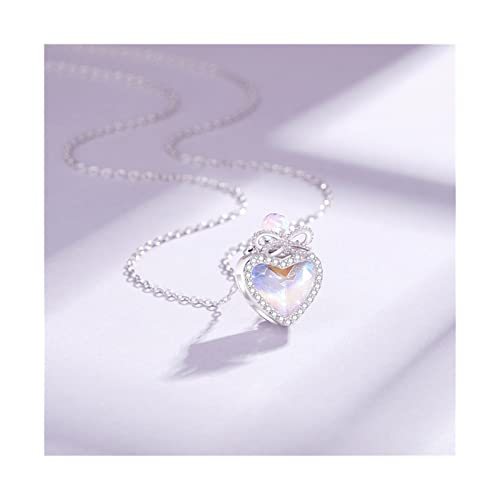 Collier bouteille de parfum pendentif argent bijou décoratif femme couleur C