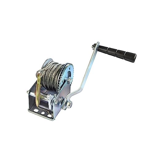 Manual Hand Winch,800lbs Easy to Use Manual Practical Boat for Cars, Home Improvement, Cargo Handling, Production Workshop Lifting for Cars, Home Improvement, Cargo Handling