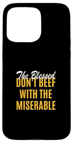 University Varsity-�S�[���h�J���[ Too Blessed To Be Miserable �X�}�z�P�[�X iPhone 15 Pro Max �p