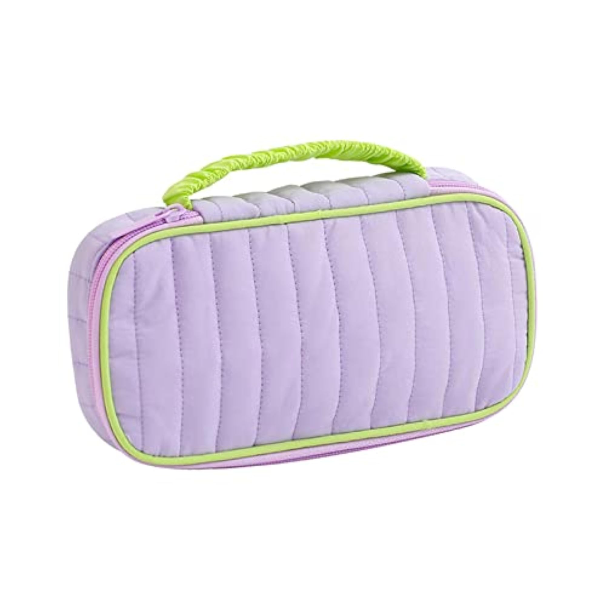 Squeeze Top Small Makeup Bag for Hairpins & Lipstick, Green