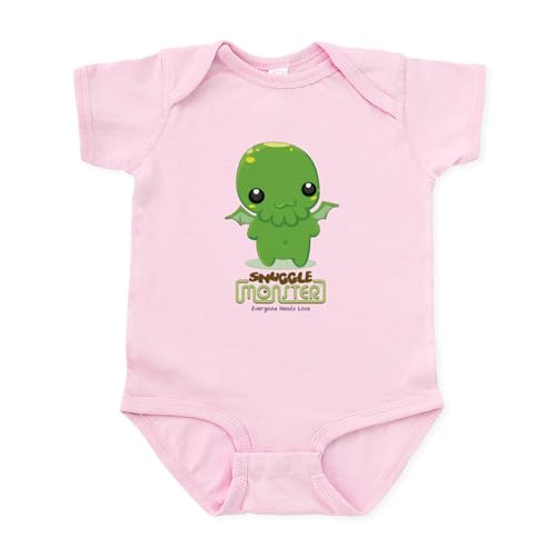 Image of CafePress Cute Cthulhu Infant Bodysuit Cute Infant Bodysuit Baby Romper Petal Pink
