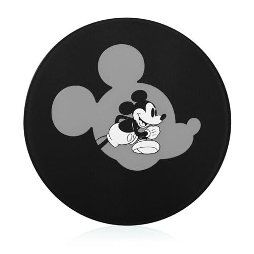 ミッキー まな板 強化ガラス 円形 ガラス板 直径20cm 多機能 円 丸 耐熱板 カッティングボード まな板 抗菌 丸い 熱湯消毒 収納しやすい 耐久性