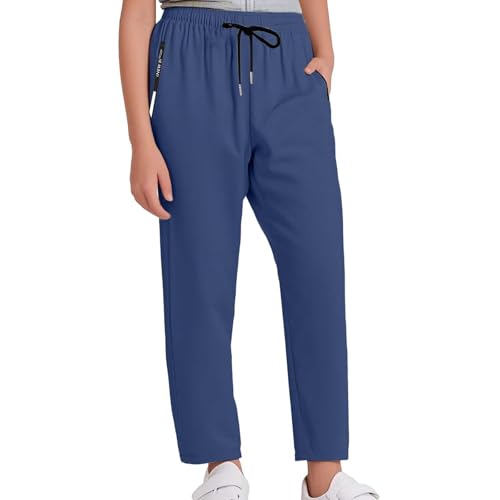 Boys Casual Pants for Age 8 to 16 Stretchable Comfortable Lightweight Everyday Wear Perfect for Outdoor and