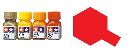 Amazon | タミヤカラー エナメル X-7 レッド | カラー塗料 通販