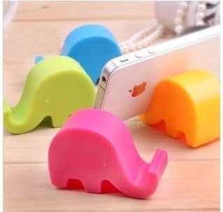 Amazon ノーブランド品 可愛いゾウさん スマホ Iphoneスタンド カラフル４色セット ピンク ブルー グリーン オレンジ色 Nishi S 携帯電話 スマートフォンアクセサリ