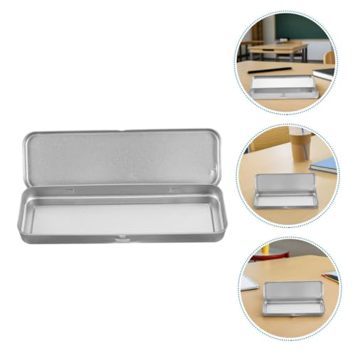 Étui rectangulaire robuste en métal rigide : la boîte à crayons durable pour professionnels - 7