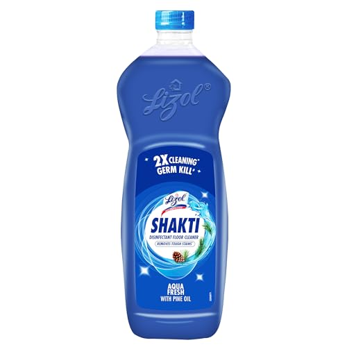 Lizol Shakti 900ml - Aqua Fresh Floor Cleaner| 2X Better Cle...