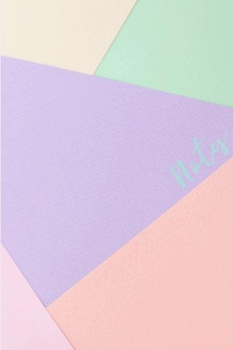 Notes: pastel style pastel cover Blank journal book lined Notebook 100 pages (Large 6x9 inches),blank notebook for write in, Blank Journal book