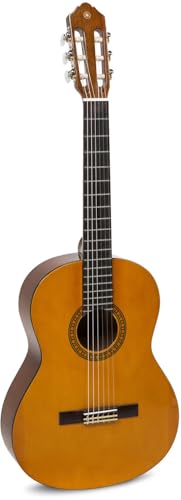 Yamaha CS40II Guitarra Cadete – Guitarra Clásica 3/4, 580 mm, 22 13/16', óptima para jóvenes alumnos, 6 cuerdas de nylon, color Natural