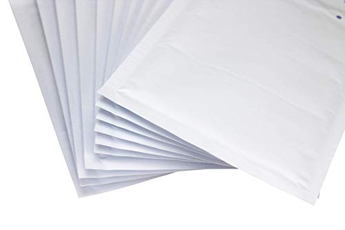 Net4Client 10 Pack Gewatteerde Enveloppen Bubble Wrap Enveloppen Wit Poly Bubble Mailers Bubble Tassen Witte Mailing… - Afbeelding 8
