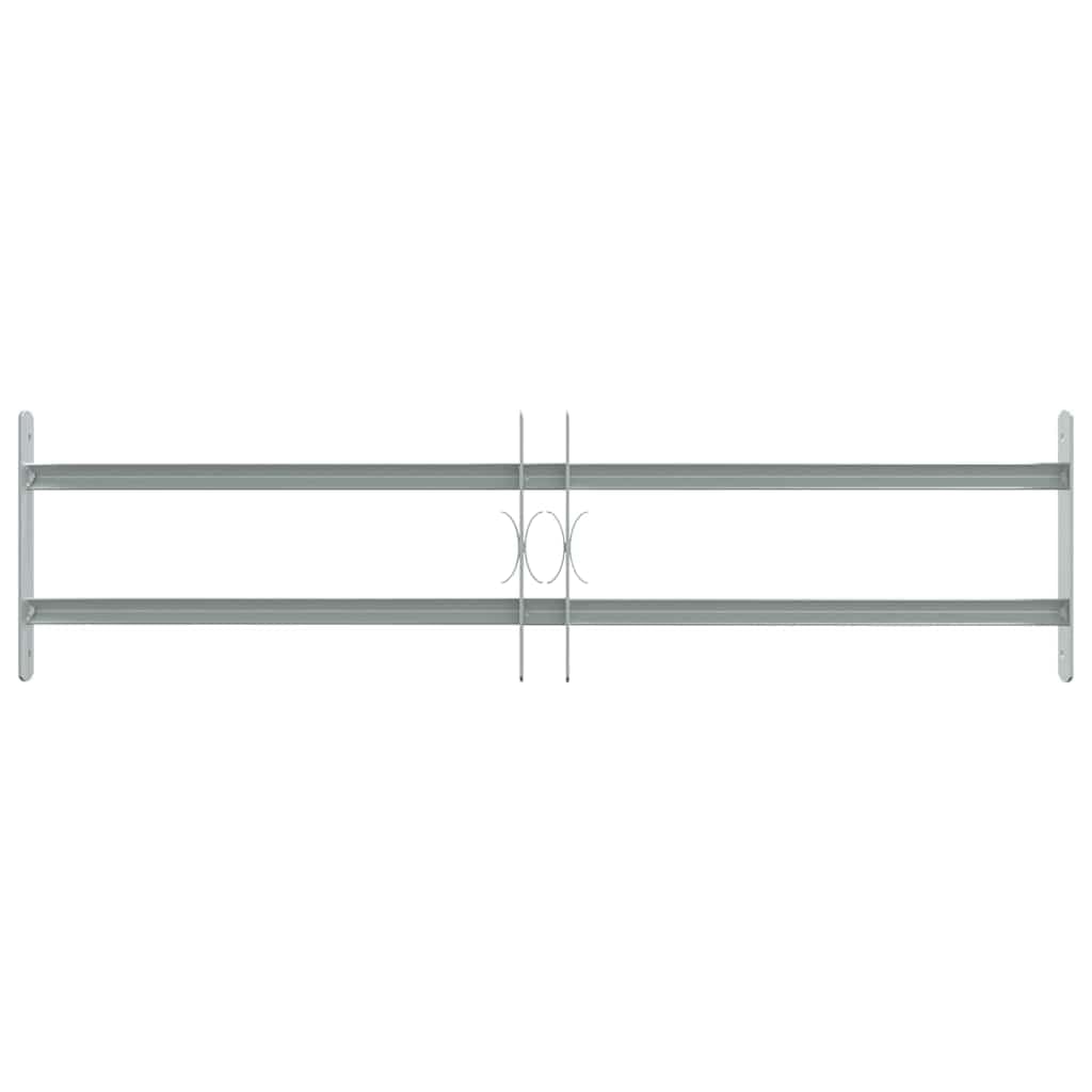 vidaXL Grille de Défense Ajustable à 2 Traverses pour Fenêtre Protection