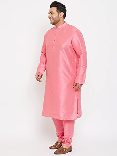 Image of VASTRAMAY Plus Size Men's Silk Blend Kurta Set-New