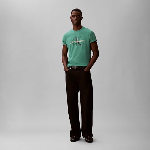 Image of Calvin Klein Men's Monogram Logo Crewneck T-Shirt