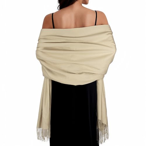 Women Winter Scarf Pashmina Shawls and Wraps for Evening Dresses Shawls for Women Wedding - Main Image