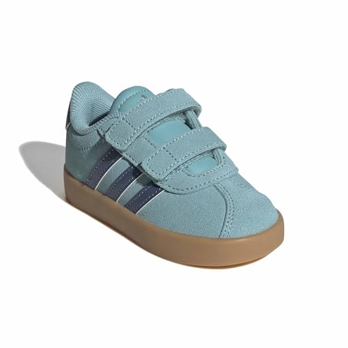 Image of adidas Boys Vl Court 3.0 Slip On Sneakers Shoes Casual - Pink, White