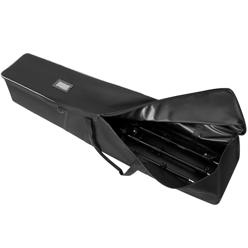Image of Multifunctional Tripod Bag 60 X 10.2 X 10.2 Inches / 152 X 26 X 26 cm Heavy Duty Tripod Carrying Case with Handle for Lights, Speakers, Cameras, Booms, Microphone Stands, Black
