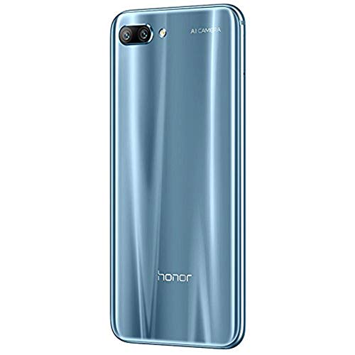 HONOR 10 cámaras duales SIM de 64 GB de almacenamiento y pantalla de visión completa de 5.84 pulgadas (4 GB + 64 GB, gris) (renovado)