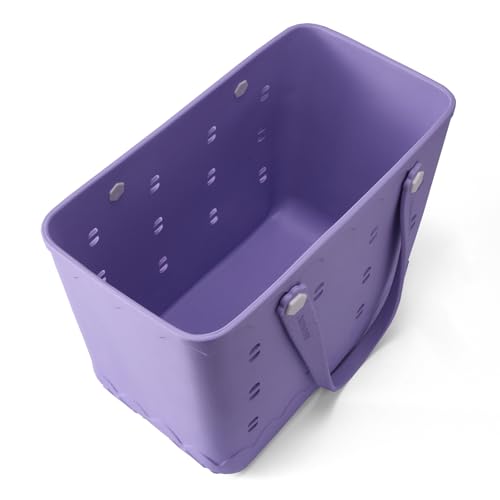 Rubber Beach Bag Waterproof Washable Tip-Proof Durable Tote Bag for Beach Boat Pool and Sports X Large Rubber Tote4