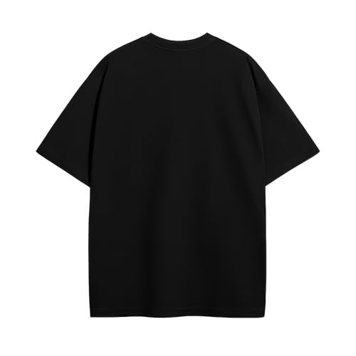 Image of Hajime no Ippo I T-Shirt for Men & Women, 220 GSM Drop Shoulder Anime T-Shirt Black