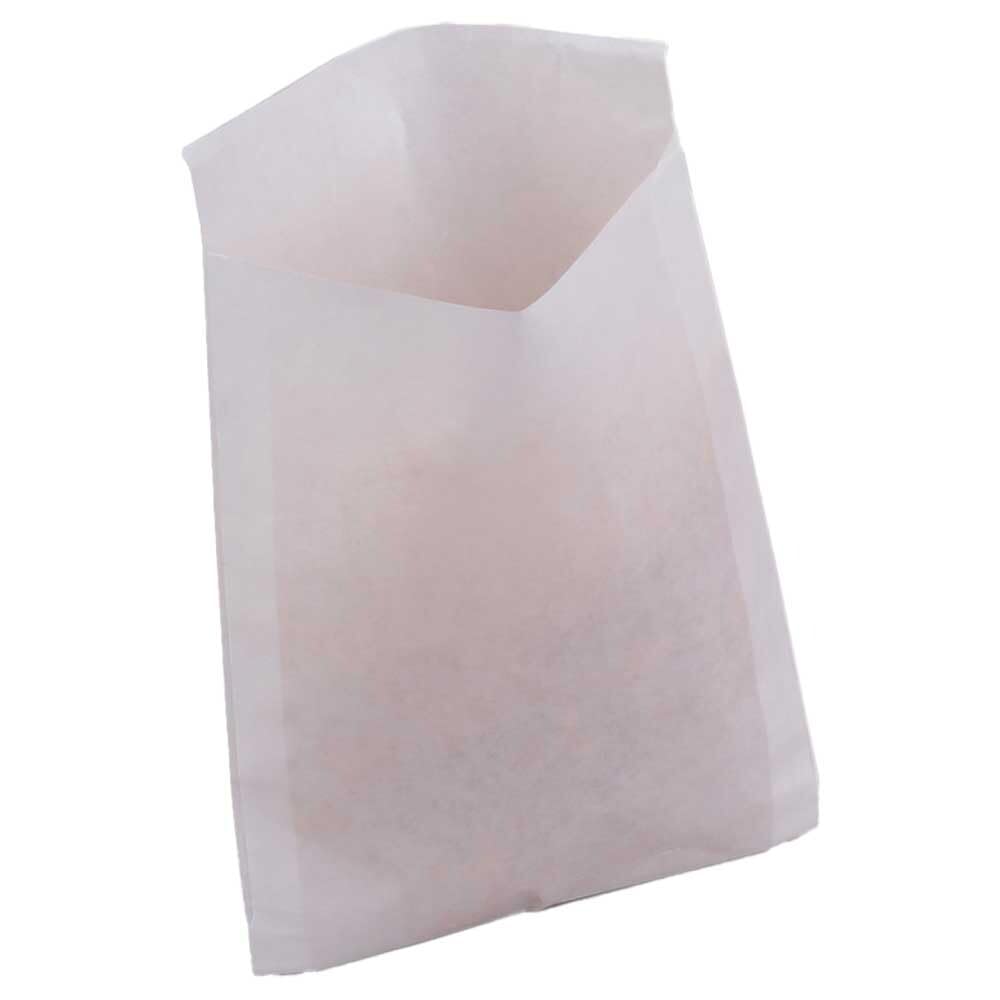 Flachbeutel weiß gebleicht aus Kraftpapier 165 x 215 + 20 mm, 500 Stück