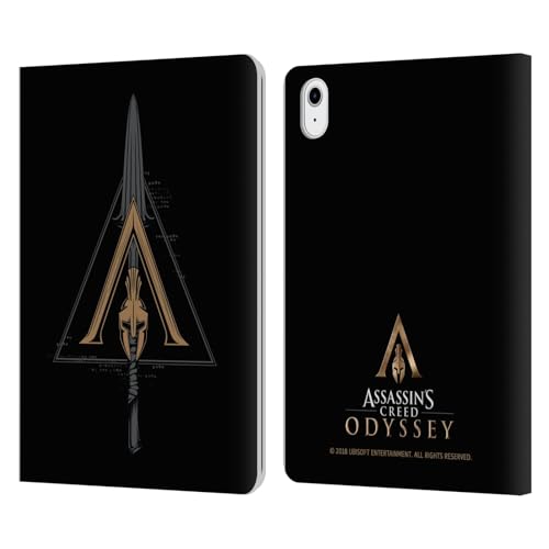 Coque en cuir Assassin's Creed iPad Air 2022 finition Crest
