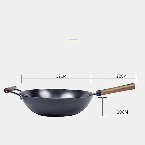 Wok de Hierro Forjado a Mano Tradicional Chino miniatura 7